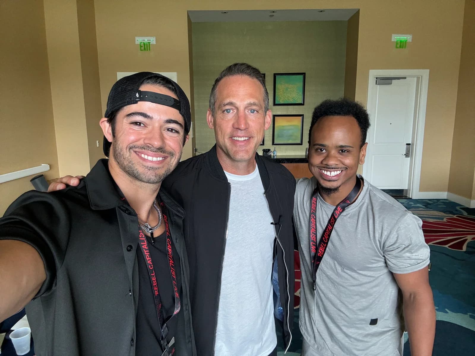 MediaGeekz production team with entrepreneur and media personality Mark Moss