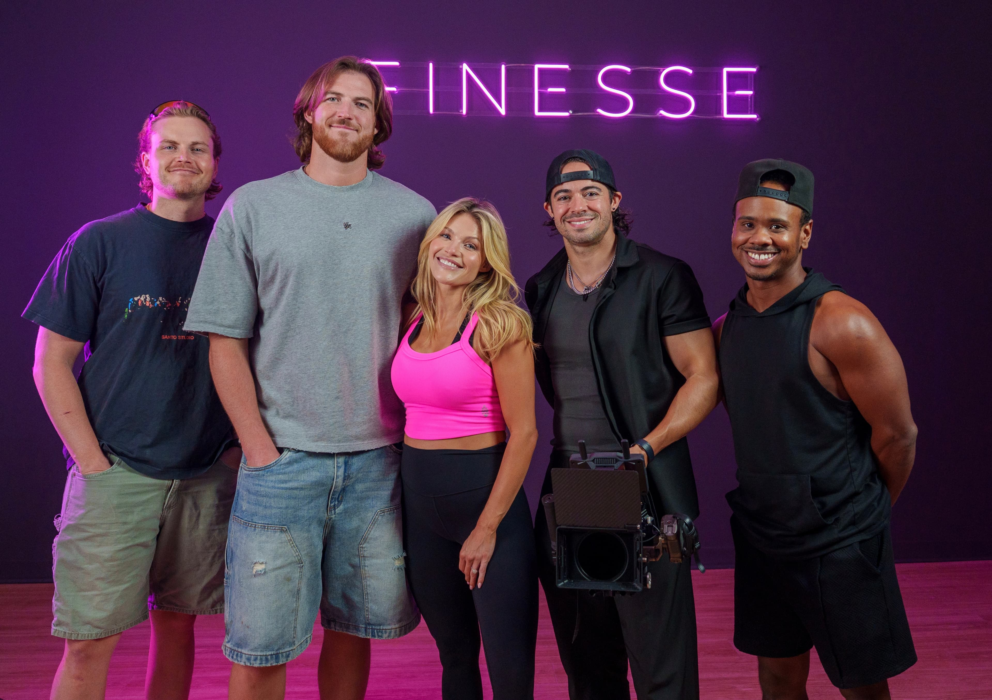 MediaGeekz production team with Dancing with the Stars champion Witney Carson