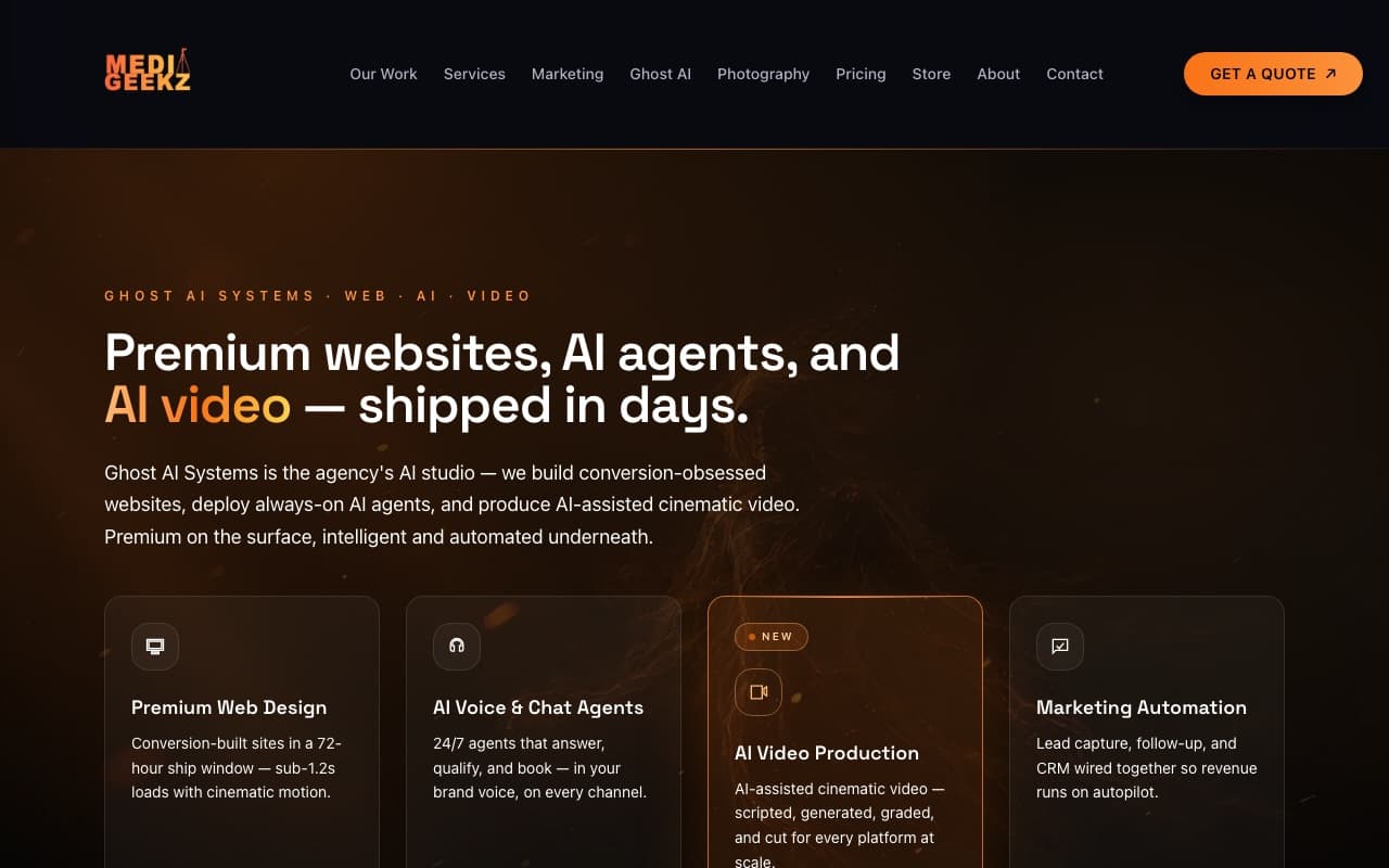 Ghost AI Systems interface