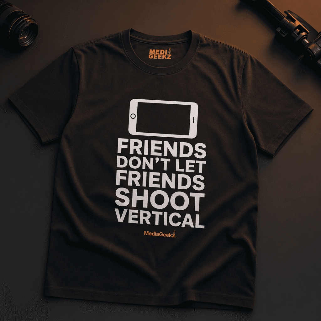 "Don't Shoot Vertical" Tee