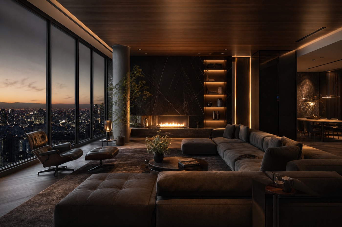 AI-generated interiors campaign still